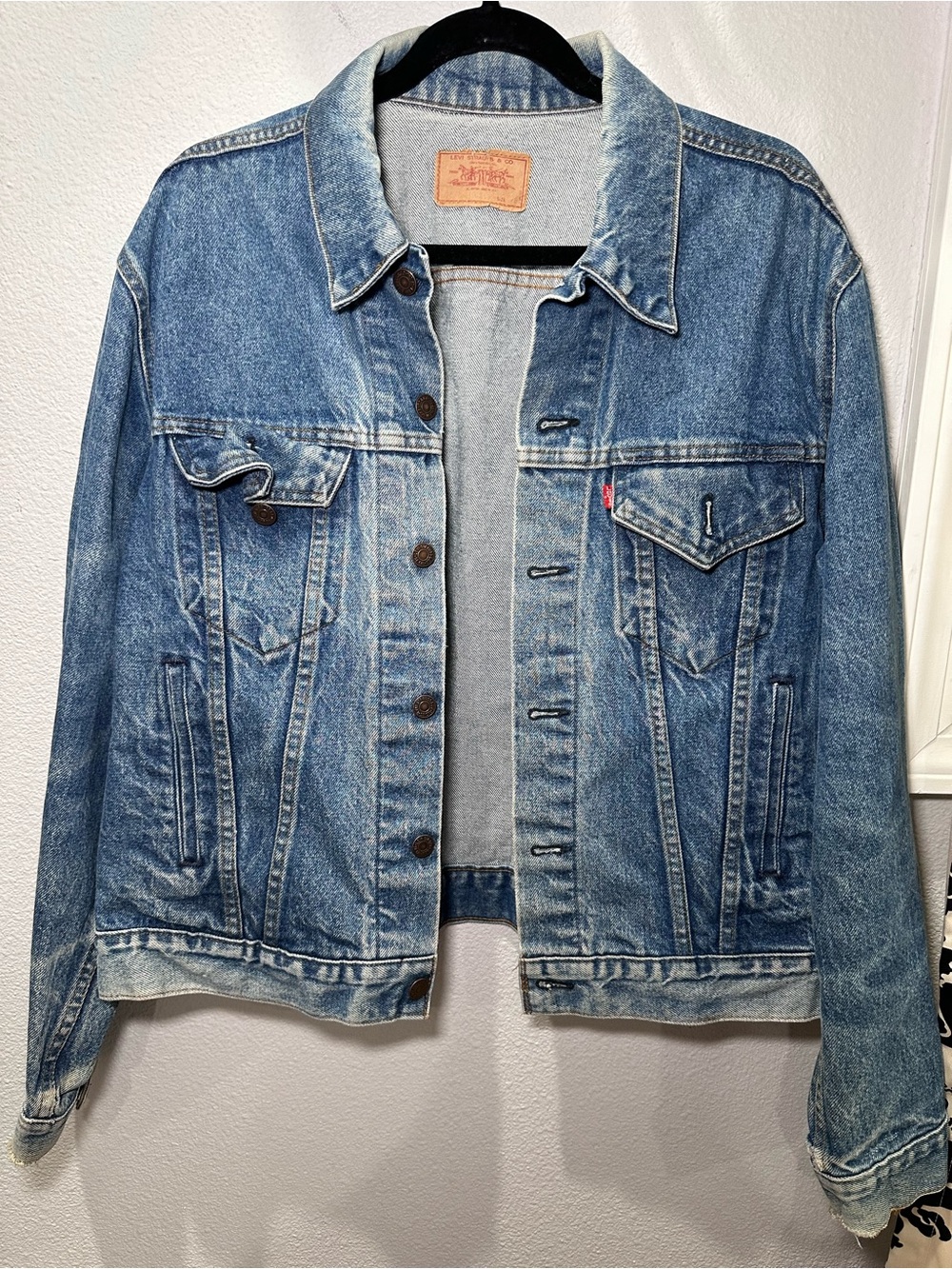 Levi's Vintage Blue Denim Trucker Jacket Made in USA